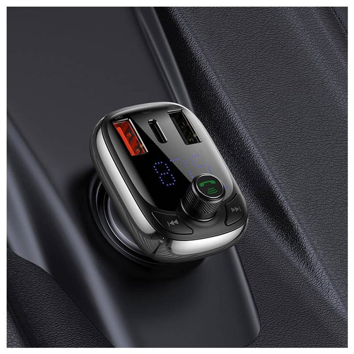 Baseus Car charger and FM transmitter T typed S-13 Black