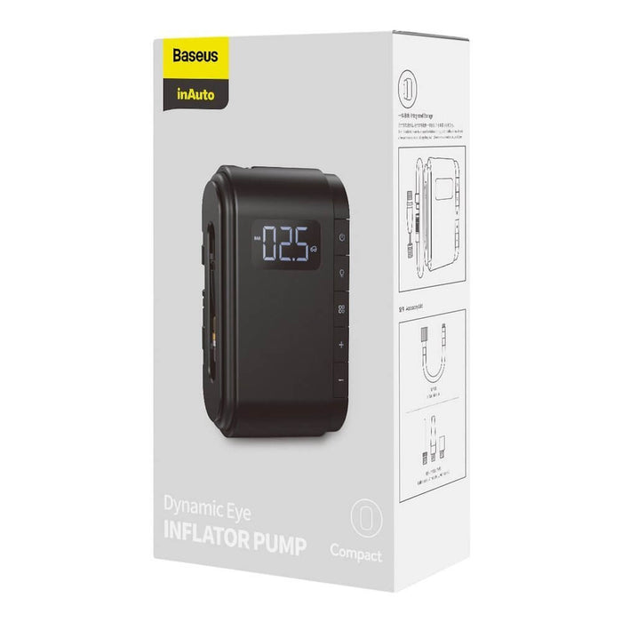 Baseus Car Tire Compressor 4000 mAh Battery, Black