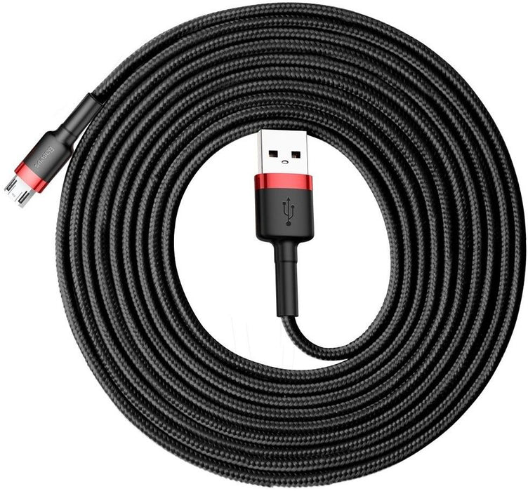 Baseus Cafule Micro USB Cable 2A 3m (Black+Red)