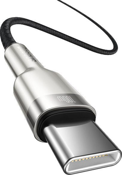 Cable USB-C to USB-C Baseus Cafule, 100W, 1m (black)