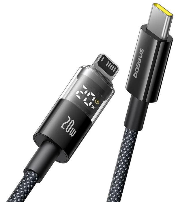 Baseus USB-C to Lightning cable, 2m, Black