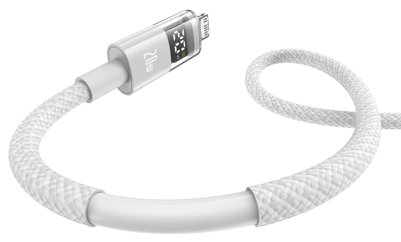 Baseus cable USB-C to Lightning, 2m, White