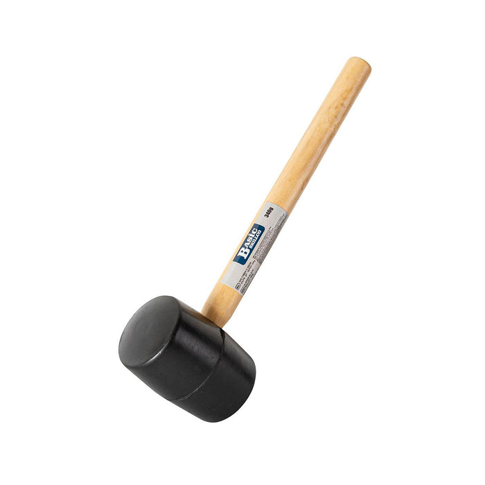 RUBBER HAMMER WITH WOODEN HANDLE 445G BS