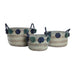 Basket set DKD Home Decor polypropylene Pompoms 46 x 44 x 34 cm - Баня<<<Дом Градина<<<BigBuy&&&Аксесоари и