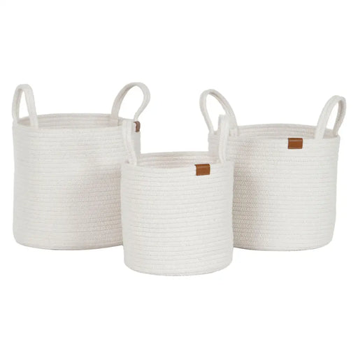 Basket set Home ESPRIT Modern 30 x 30 x 28 cm - Баня<<<Дом Градина<<<BigBuy&&&Аксесоари и кранчета<<<Баня<<<Дом