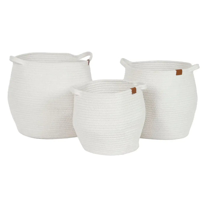 Basket set Home ESPRIT Modern 34 x 34 x 34 cm - Баня<<<Дом Градина<<<BigBuy&&&Аксесоари и кранчета<<<Баня<<<Дом