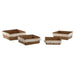 Basket set Home ESPRIT Natural Fibre Boho Worn 26 x 26 x 10 cm - Баня<<<Дом Градина<<<BigBuy&&&Аксесоари и