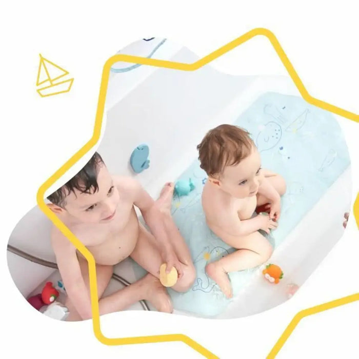 Bath rug Badabulle B023014 91 cm Blue PVC - Завеси и килими<<<Баня<<<Дом Градина<<<BigBuy