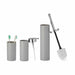 Bath Set Berilo Grey Plastic 16,5 x 8 x 32,5 cm (8 Units) - Баня<<<Дом Градина<<<BigBuy&&&Аксесоари и