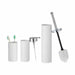 Bath Set Berilo White Plastic 16,5 x 8 x 32,5 cm (8 Units) - Баня<<<Дом Градина<<<BigBuy&&&Аксесоари и