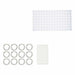 Bath Set Berilo White PVC Polyethylene EVA 28 x 42 x 6 cm (12 Units) - Баня<<<Дом Градина<<<BigBuy&&&Аксесоари и