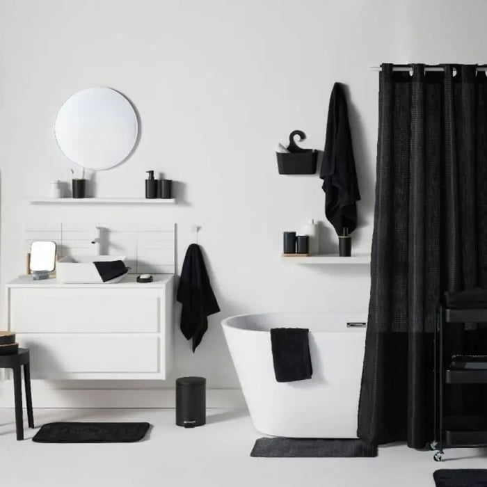 Bath Set TODAY HOY Black Plastic Modern (6 Units) - Баня<<<Дом Градина<<<BigBuy&&&Аксесоари и кранчета<<<Баня<<<Дом