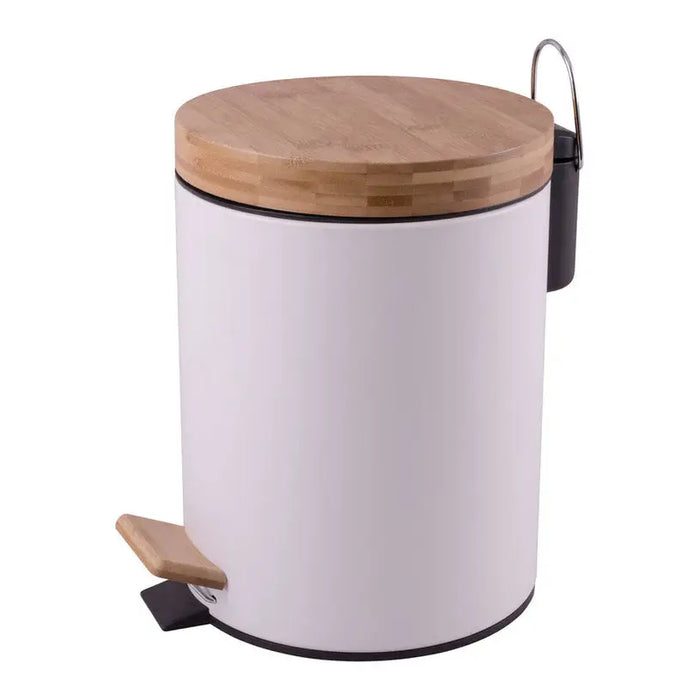 BATHROOM BASKET WITH MIRA-N BAMBOO PEDAL - Аксесоари за баня<<<Аксесоари за баня<<<Баня<<<Praktiker&&&Аксесоари за