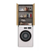 Bathroom cabinet POLA DD 64x30xH180 anthracite/artisan - Bathroom shelvesMLA-REG<<<Bathroom furnitureMLA<<<ActionPL