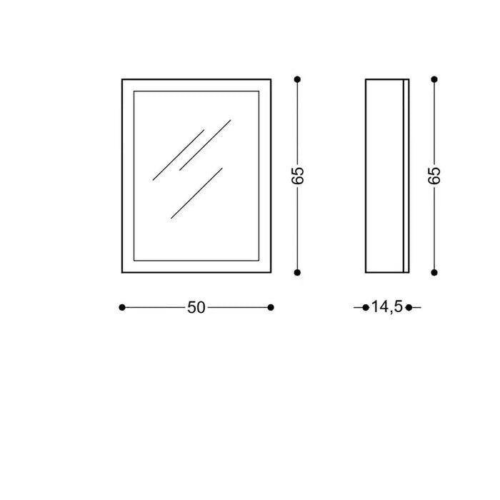 BATHROOM CABINET WITH IRA HEIGHT MIRROR - Мебели<<<Мебели и огледала за баня<<<Баня<<<Praktiker&&&Мебели за