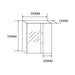 BATHROOM CABINET WITH MIRROR FORMA VITA 3018-60/3 - Мебели<<<Мебели и огледала за баня<<<Баня<<<Praktiker