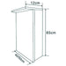 BATHROOM CABINET WITH MIRROR INTER CERAMIC - Мебели<<<Мебели и огледала за баня<<<Баня<<<Praktiker&&&Мебели за