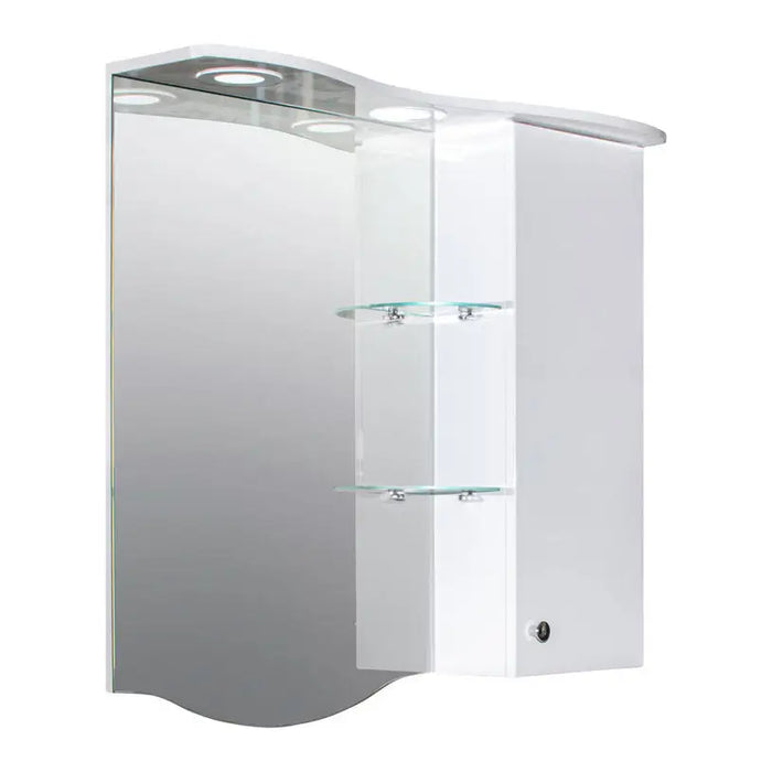 BATHROOM CABINET WITH MIRROR RIGHT VICARD ELEKTRA - Мебели<<<Мебели и огледала за баня<<<Баня<<<Praktiker&&&Мебели за