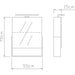 BATHROOM CABINET WITH MIRROR VICARD LEO - Мебели<<<Мебели и огледала за баня<<<Баня<<<Praktiker&&&Мебели за
