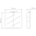 BATHROOM CABINET WITH MIRROR VICARD MONTEREY - Мебели<<<Мебели и огледала за баня<<<Баня<<<Praktiker&&&Мебели за