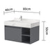 BATHROOM CABINET WITH SYNCHRO WASHBASIN - Мебели<<<Мебели и огледала за баня<<<Баня<<<Praktiker
