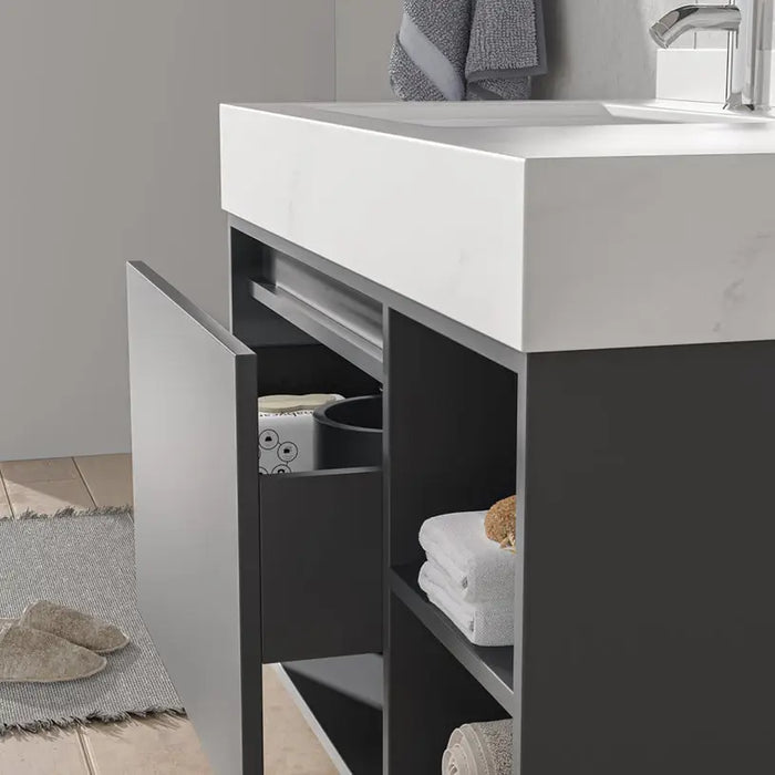BATHROOM CABINET WITH SYNCHRO WASHBASIN - Мебели<<<Мебели и огледала за баня<<<Баня<<<Praktiker