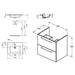 BATHROOM CABINET WITH WASHBASIN IDEALSTANDARD EUROVIT - Мебели<<<Мебели и огледала за баня<<<Баня<<<Praktiker