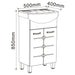 BATHROOM CABINET WITH WASHBASIN INTER CERAMIC MALAKA - Мебели<<<Мебели и огледала за баня<<<Баня<<<Praktiker