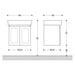 BATHROOM CABINET WITH WASHBASIN LILY HEIGHT - Мебели<<<Мебели и огледала за баня<<<Баня<<<Praktiker&&&Мебели за