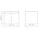 BATHROOM CABINET WITH WASHBASIN VICARD LEO - Мебели<<<Мебели и огледала за баня<<<Баня<<<Praktiker&&&Мебели за