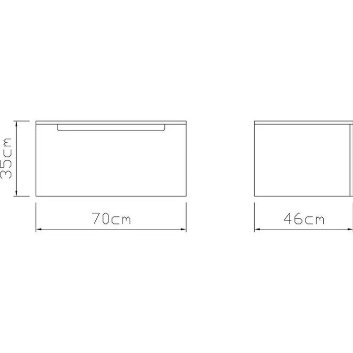 BATHROOM CABINET WITH WASHBASIN VICARD MONTEREY - Мебели<<<Мебели и огледала за баня<<<Баня<<<Praktiker&&&Мебели за