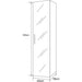 BATHROOM COLUMN INTER CERAMIC ELMIRA - Мебели<<<Мебели и огледала за баня<<<Баня<<<Praktiker&&&Мебели за