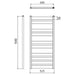 BATHROOM LINER ALUMINUM HYDRO TERM DP - Лири за баня<<<Отопление за баня<<<Баня<<<Praktiker&&&Лири за