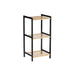 Bathroom Shelves Berilo Black Natural 35 x 30 x 70 cm 35,2 x 70 x 30,2 cm - Баня<<<Дом Градина<<<BigBuy&&&Аксесоари и