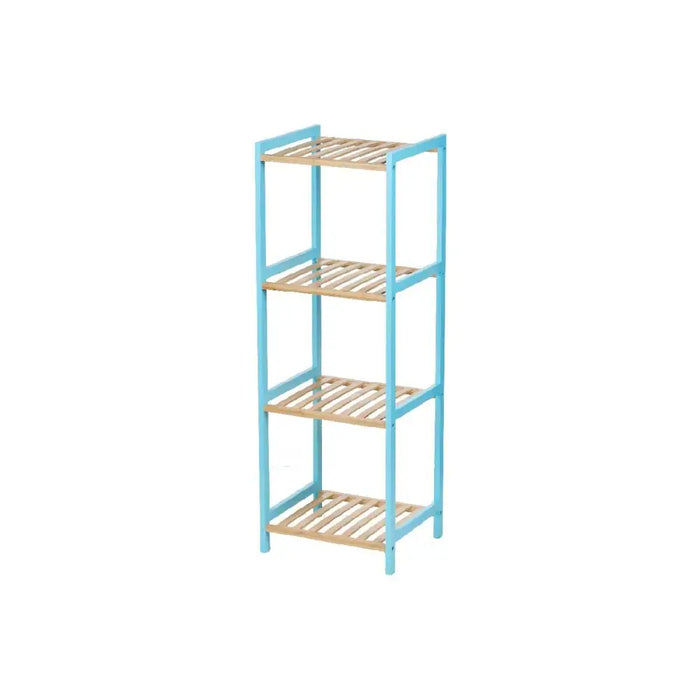 Bathroom Shelves Berilo Blue Natural 35 x 30 x 100 cm 35,2 x 100,2 x 30,2 cm - Баня<<<Дом Градина<<<BigBuy&&&Аксесоари