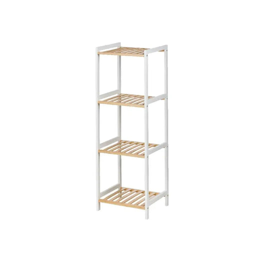Bathroom Shelves Berilo White Natural 35 x 30 x 100 cm 35,2 x 100,2 x 30,2 cm - Баня<<<Дом Градина<<<BigBuy&&&Аксесоари