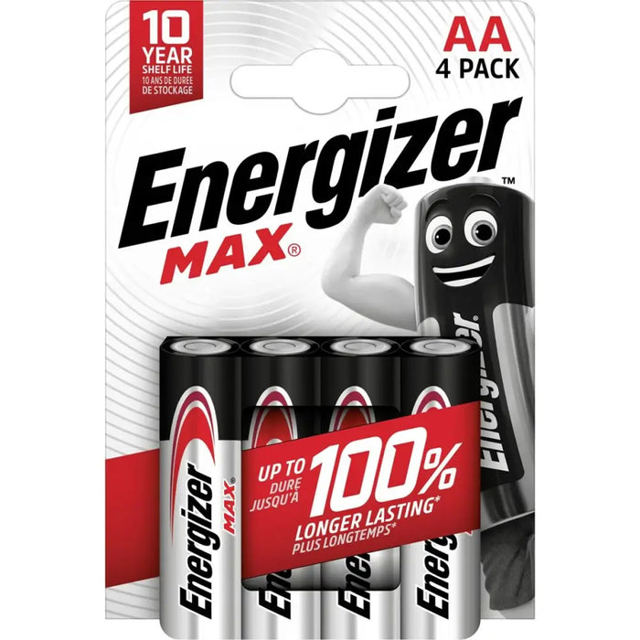 Batteries Energizer LR6 1,5 V (4 Units) - Алкални батерии<<<Електроника Батерии<<<Компютри|