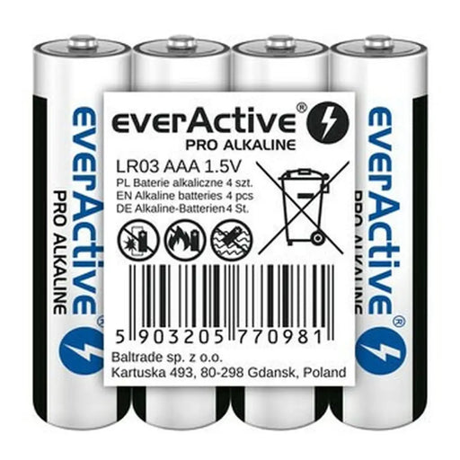 Batteries EverActive LR03 1,5 V (4 Units) - Алкални батерии<<<Електроника Батерии<<<Компютри|