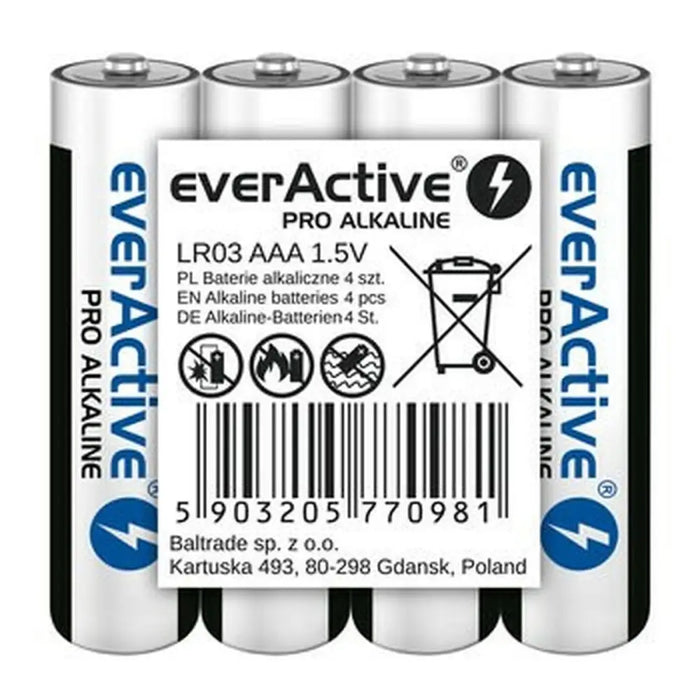 Batteries EverActive LR03 1,5 V (4 Units) - Алкални батерии<<<Електроника Батерии<<<Компютри|