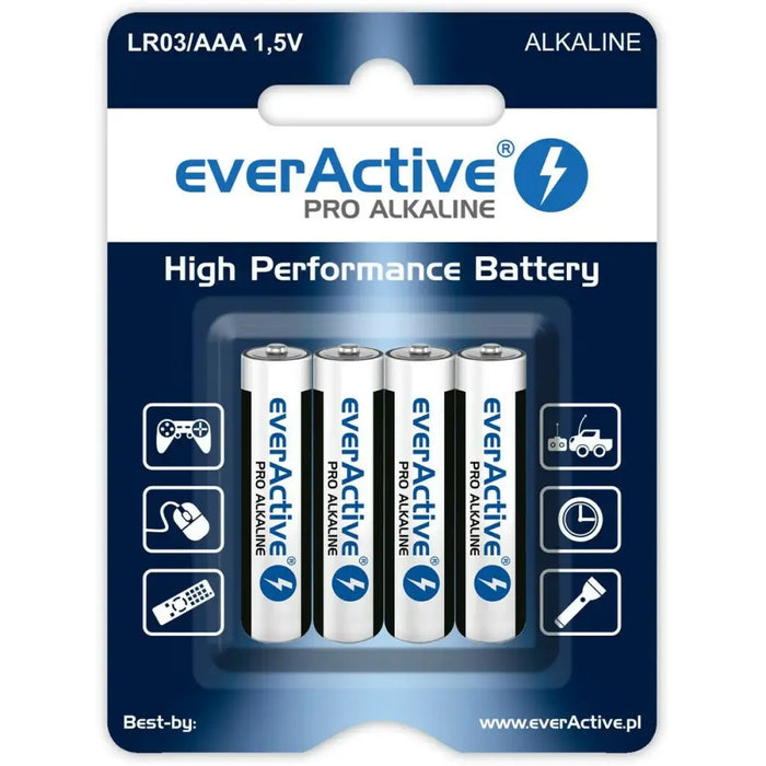 Batteries EverActive LR64BLPA 1,5 V (4 Units) - Алкални батерии<<<Електроника Батерии<<<Компютри|