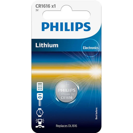 BATTERIES PHILIPS LITHIUM CR1616/00B - Батерии<<<Батерии и фенери<<<Осветление<<<Praktiker&&&Батерии и зарядни<<<Дом и