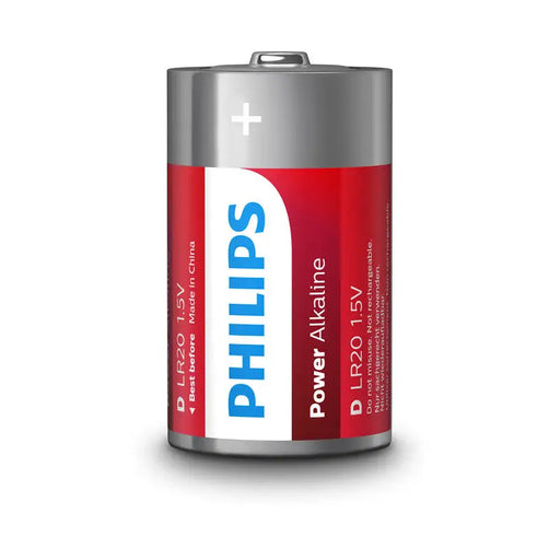 BATTERIES PHILIPS POWERLIFE D LR20P2B/10 - Батерии<<<Батерии и фенери<<<Осветление<<<Praktiker&&&Батерии и зарядни