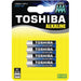 BATTERIES TOSHIBA AAA LR03 - Батерии<<<Батерии и фенери<<<Осветление<<<Praktiker&&&Батерии и зарядни<<<Дом и