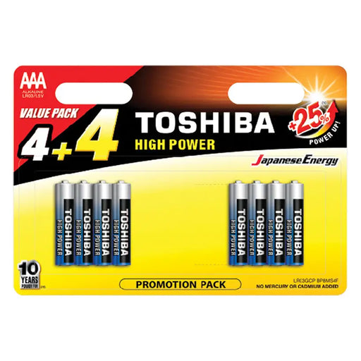 BATTERIES TOSHIBA BLUELINE AAA LR3 - Батерии<<<Батерии и фенери<<<Осветление<<<Praktiker&&&Батерии и зарядни<<<Дом и