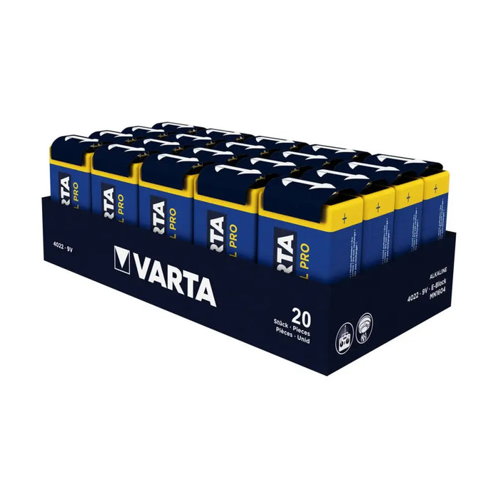Batteries Varta 6lr61 (20 Pieces) - Електроника Батерии<<<Компютри| Електроника<<<BigBuy&&&Алкални