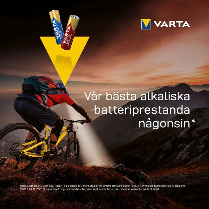 Batteries Varta alkalina longlife power aa - lr06 1,5 V AA LR06 (24 Pieces) (24 Units) - Електроника