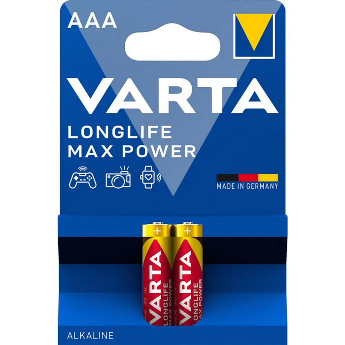 Batteries Varta LONGLIFE MAX POWER AAA BLI 2 - Батерии<<<Аксесоари за