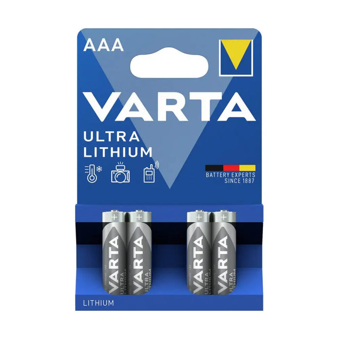 Batteries Varta Ultra Lithium (4 Pieces) - Електроника Батерии<<<Компютри| Електроника<<<BigBuy&&&Алкални