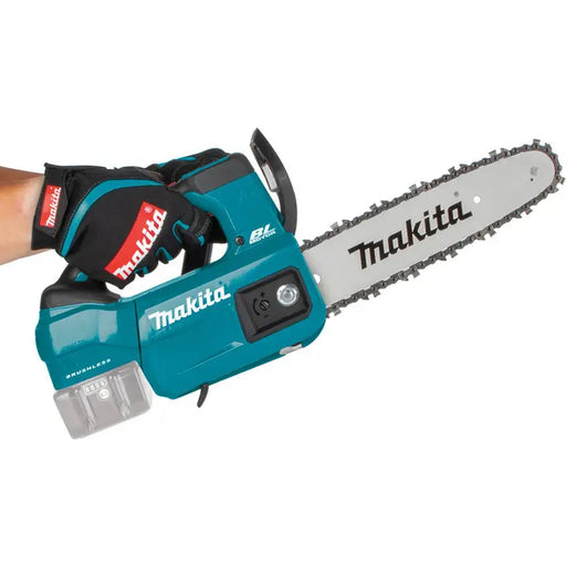 BATTERY BRUSHLESS CHAIN SAW MAKITA DUC254Z 18 V WITHOUT BATTERY AND CHARGER BAR LENGTH 25.00 cm - Електрически и