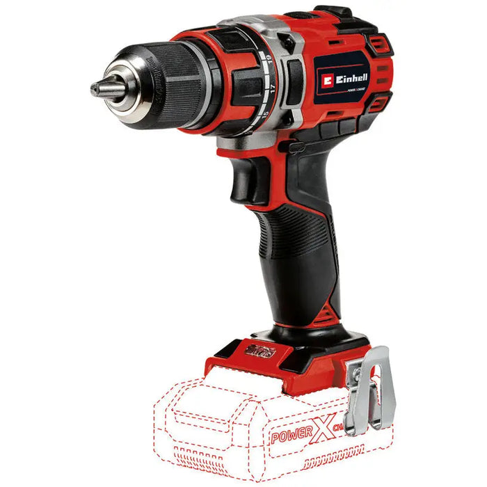 BATTERY BRUSHLESS DRILL EINHELL TE-CD 18/50 LI BL PXC 18 V 50.00 nm WITHOUT BATTERY AND CHARGER - Акумулаторни
